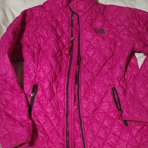 The North Face Girls' Pink Quilted Jacket